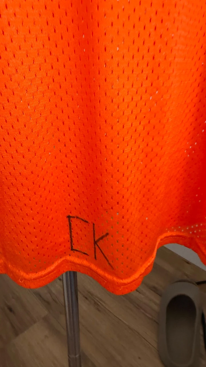 Camiseta de tirantes Nike vintage laranja oversize – photo 3